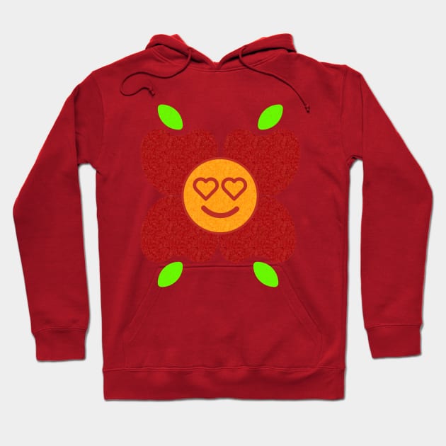 Love Apples and Oranges Flower Hoodie by TeachUrb